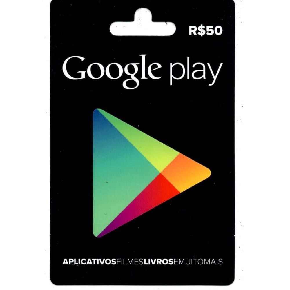 Cartão Google Play R$ 60,00
